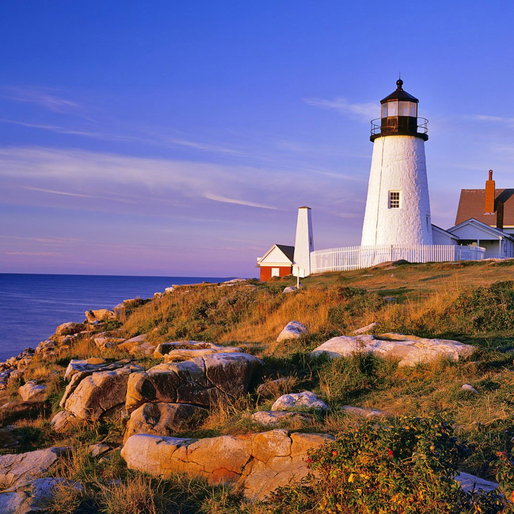 Обои скалы, берег, море, маяк, rocks, shore, sea, lighthouse разрешение 1920x1080 Загрузить