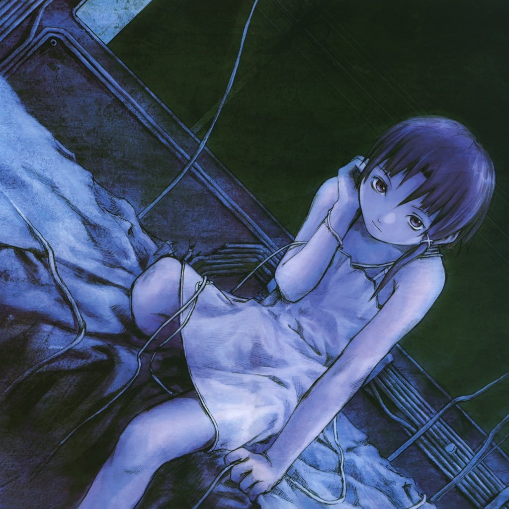 Обои iwakura lain, serial experiments lain, abe yoshitoshi разрешение 3000x2152 Загрузить