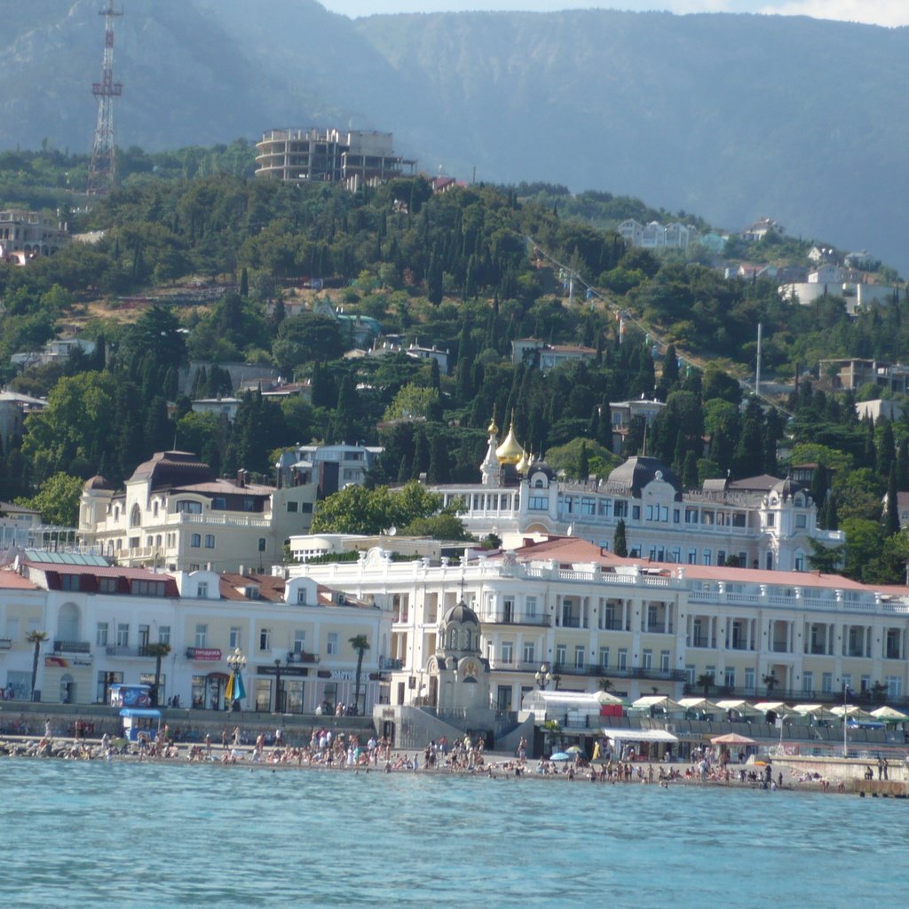 Обои море, отель, sea, the hotel разрешение 3072x2048 Загрузить