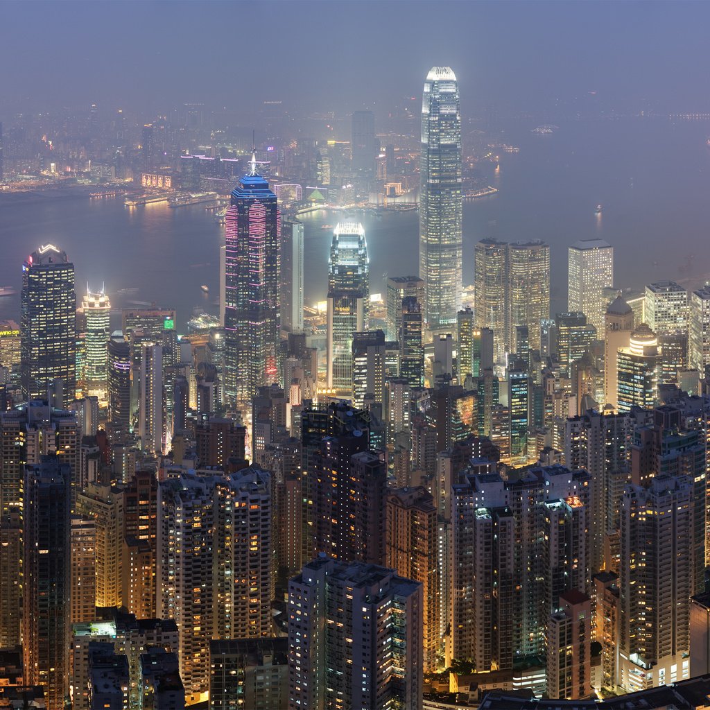 Обои небоскребы, гон-конг, skyscrapers, hong kong разрешение 4250x1844 Загрузить