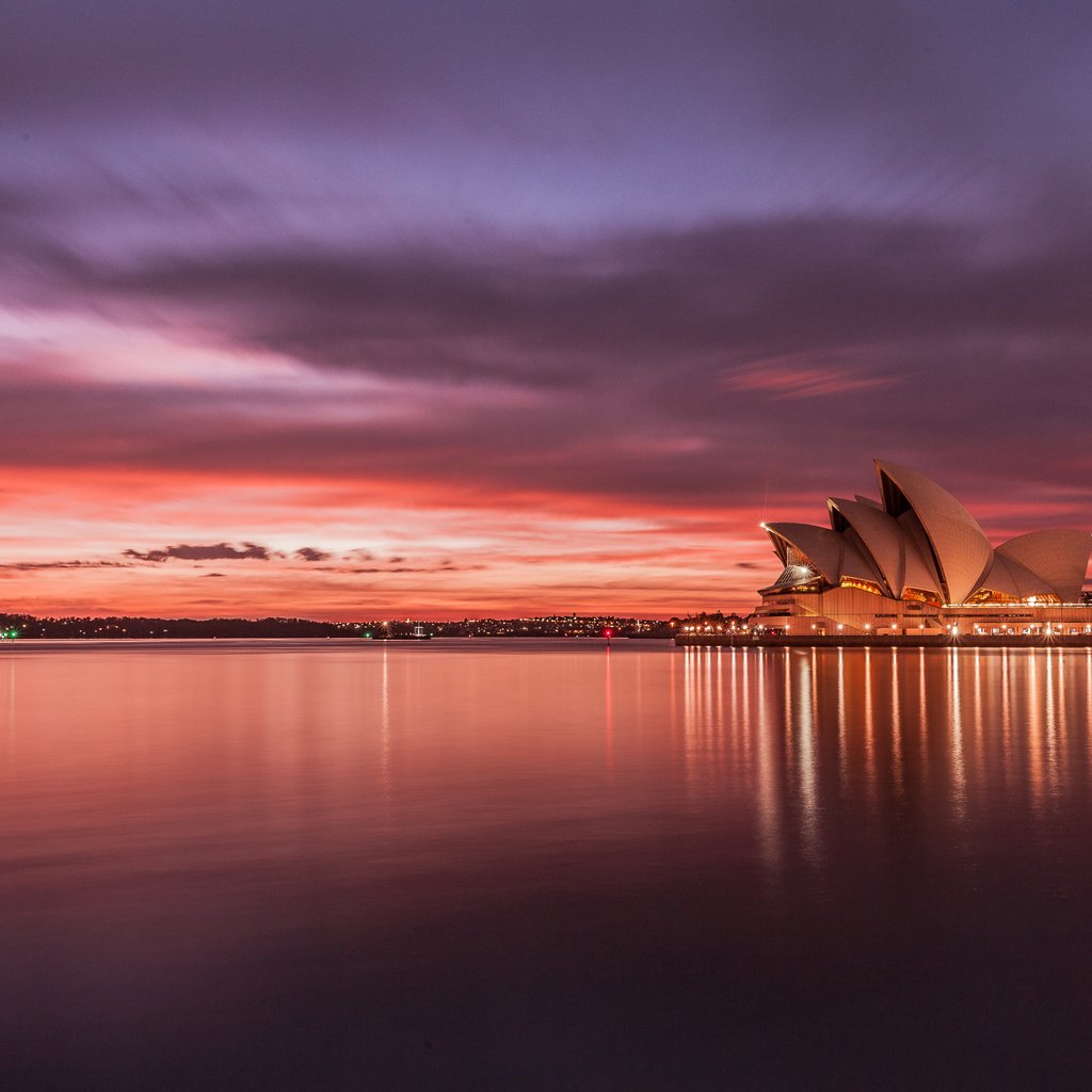 Обои вечер, сидней, австралия, опера, the evening, sydney, australia, opera разрешение 2560x1444 Загрузить