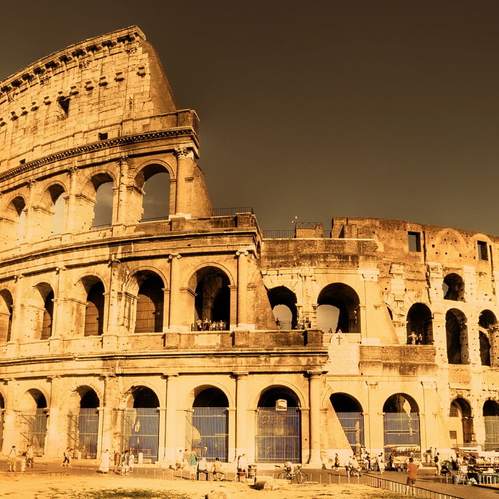 Обои италия, колизей, рим, italy, colosseum, rome разрешение 1920x1200 Загрузить