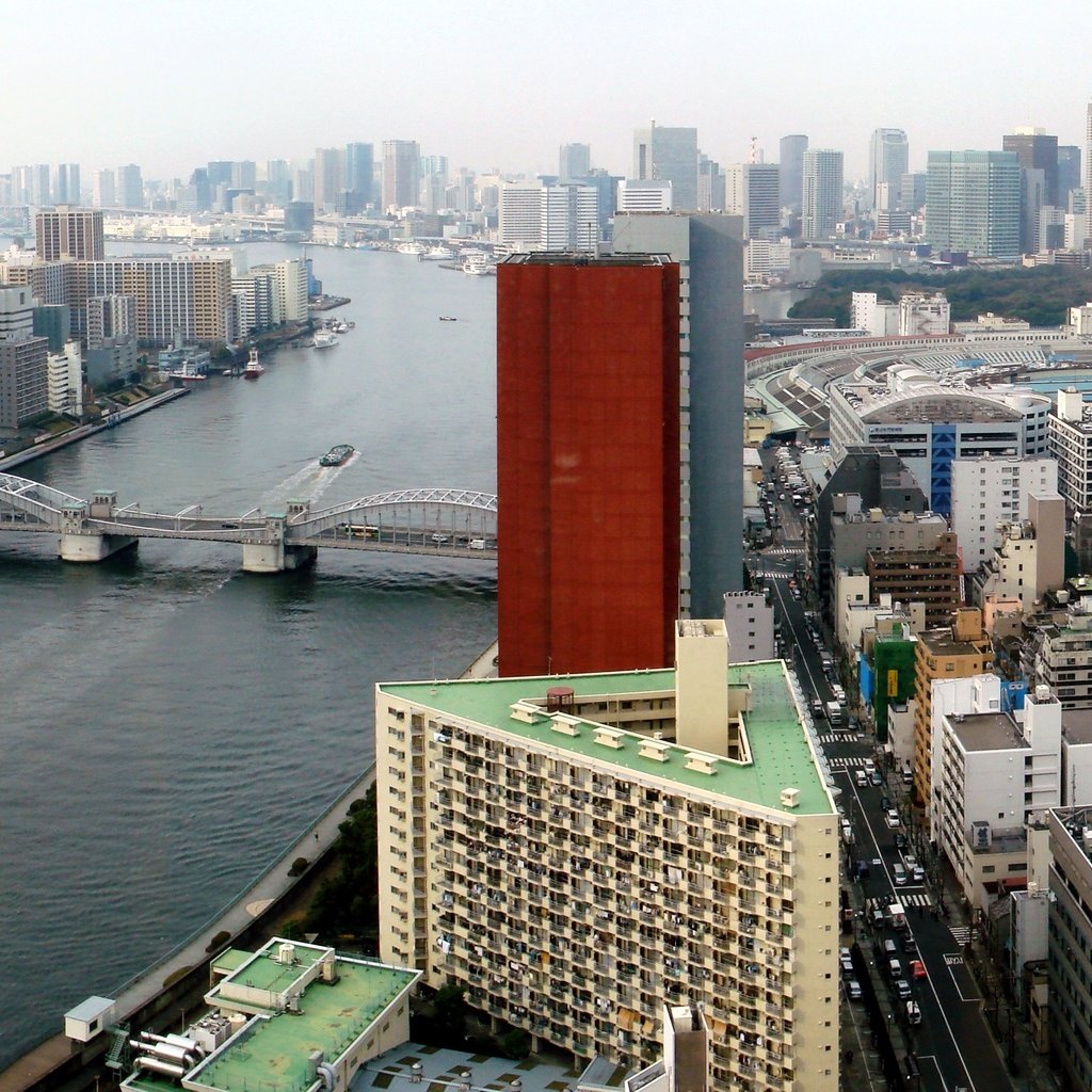 Обои мост, япония, токио, bridge, japan, tokyo разрешение 4143x2103 Загрузить