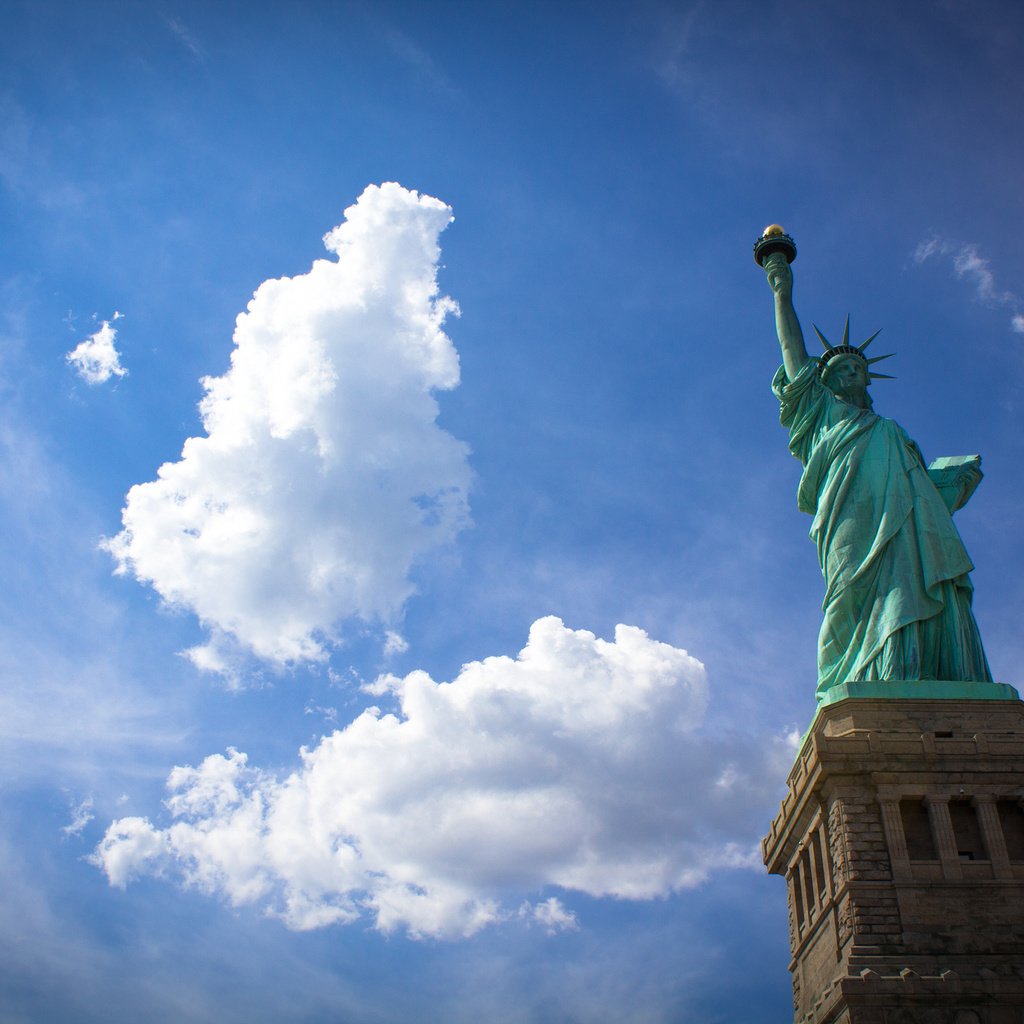 Обои сша, нью-йорк, статуя свободы, statue of liberty, нью - йорк, usa, new york, the statue of liberty разрешение 2560x1600 Загрузить