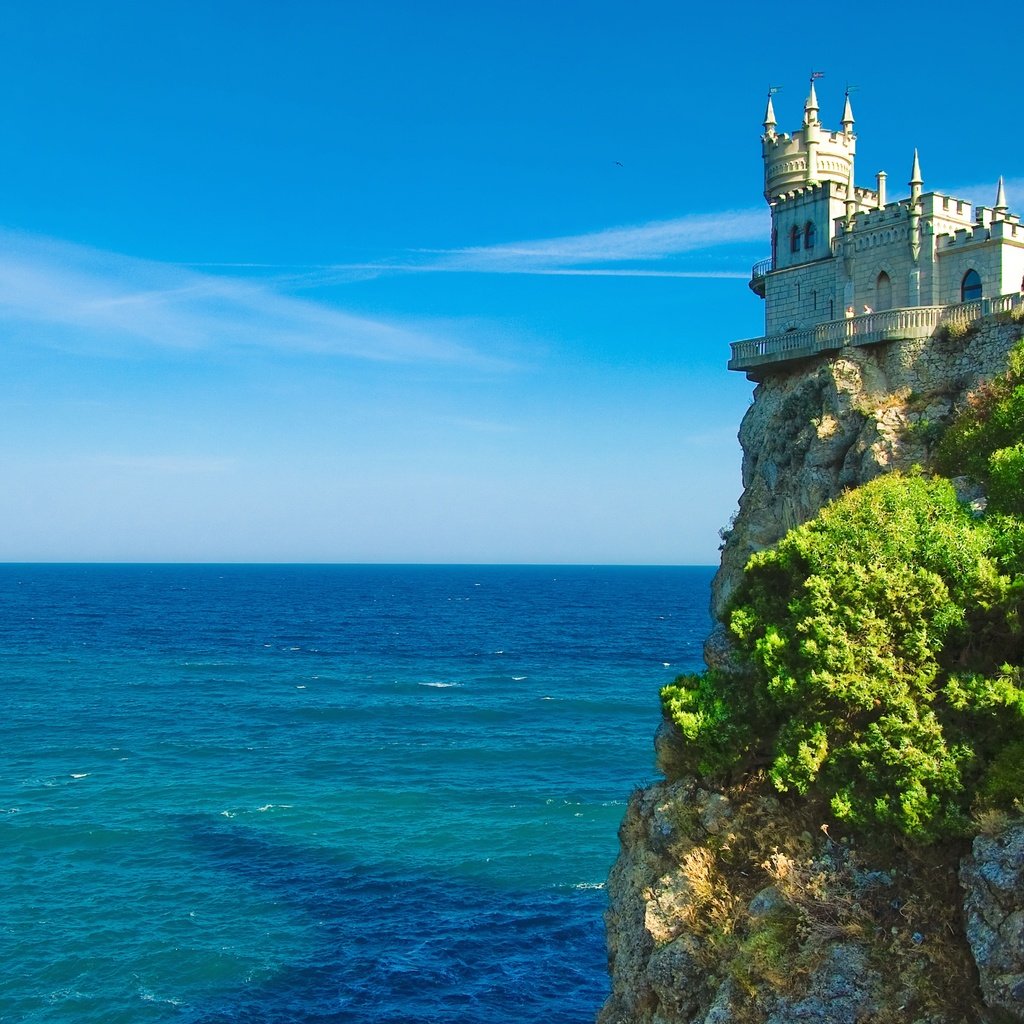 Обои черное море, крым, ласточкино гнездо, the black sea, crimea, swallow's nest разрешение 9257x5210 Загрузить