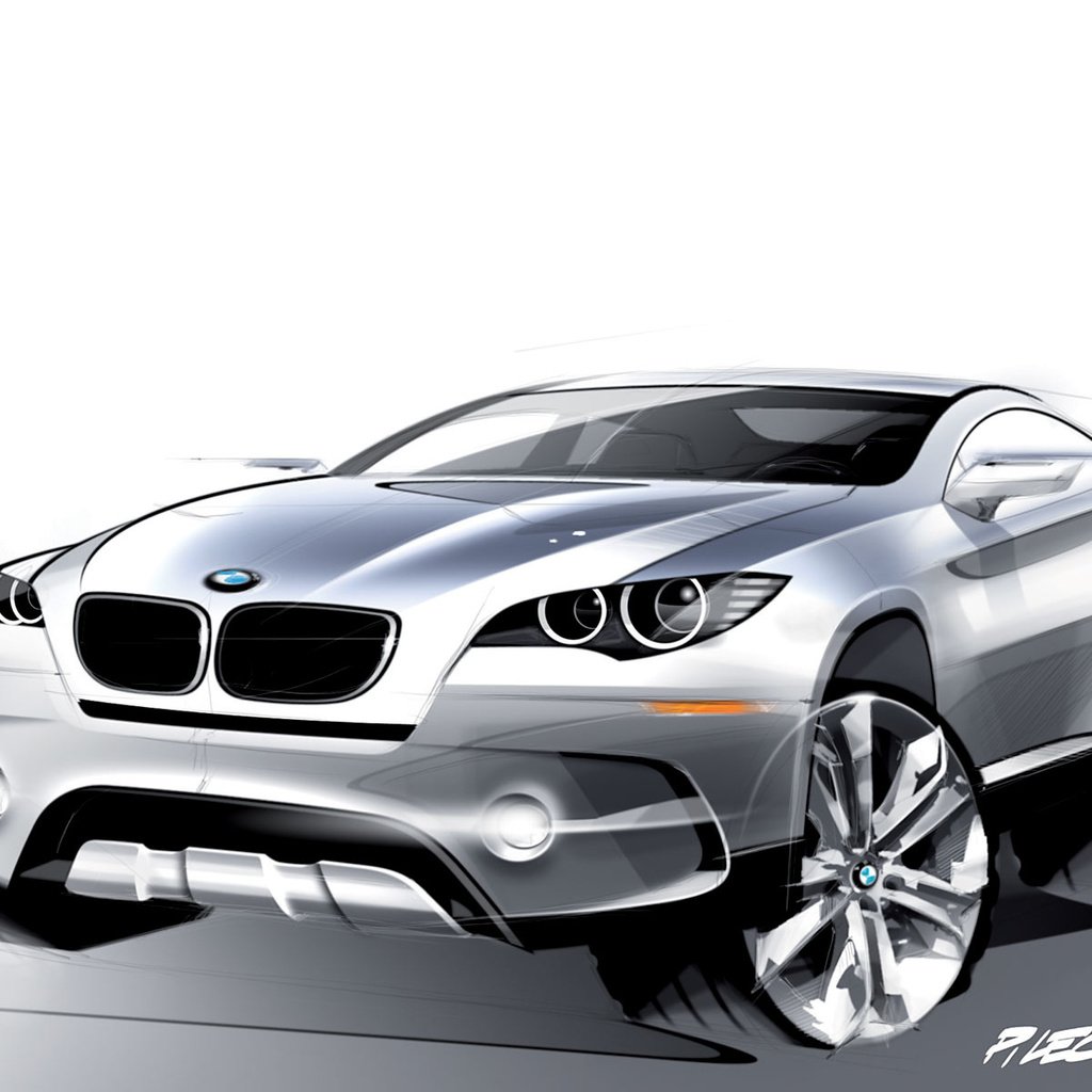 Bmw x6 рисунок