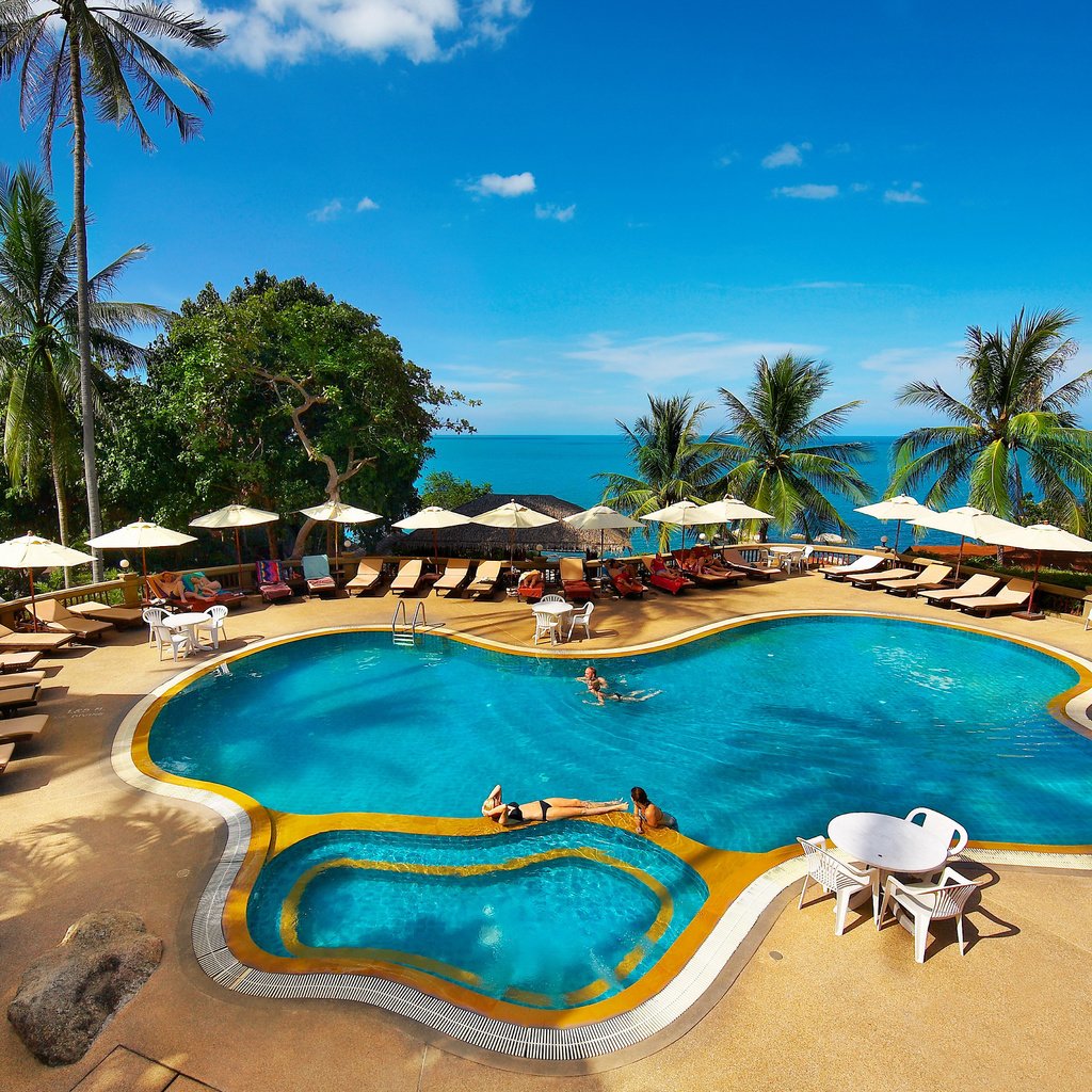 Обои курорт, тропики, resort, tropics разрешение 2720x1694 Загрузить