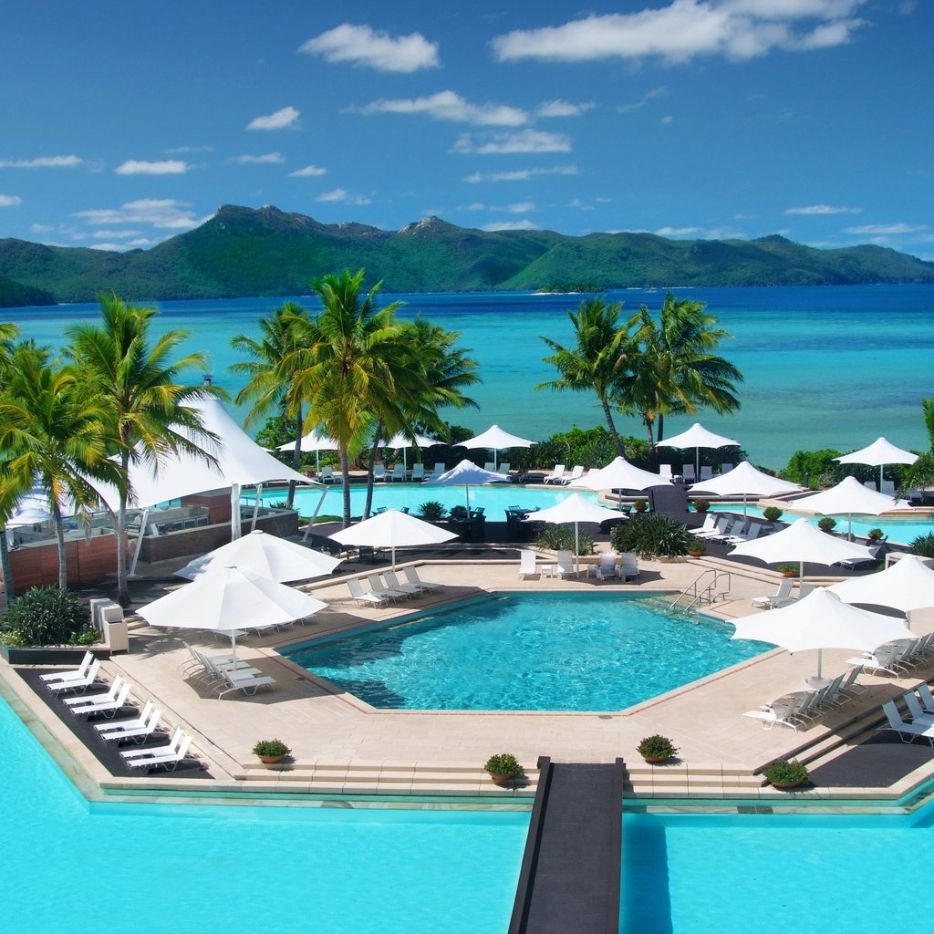 Обои море, курорт, тропики, sea, resort, tropics разрешение 4256x2848 Загрузить
