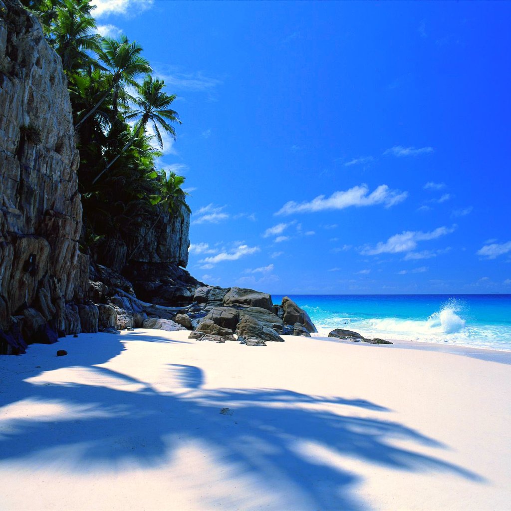 Обои скалы, пляж, тропики, rocks, beach, tropics разрешение 1920x1440 Загрузить