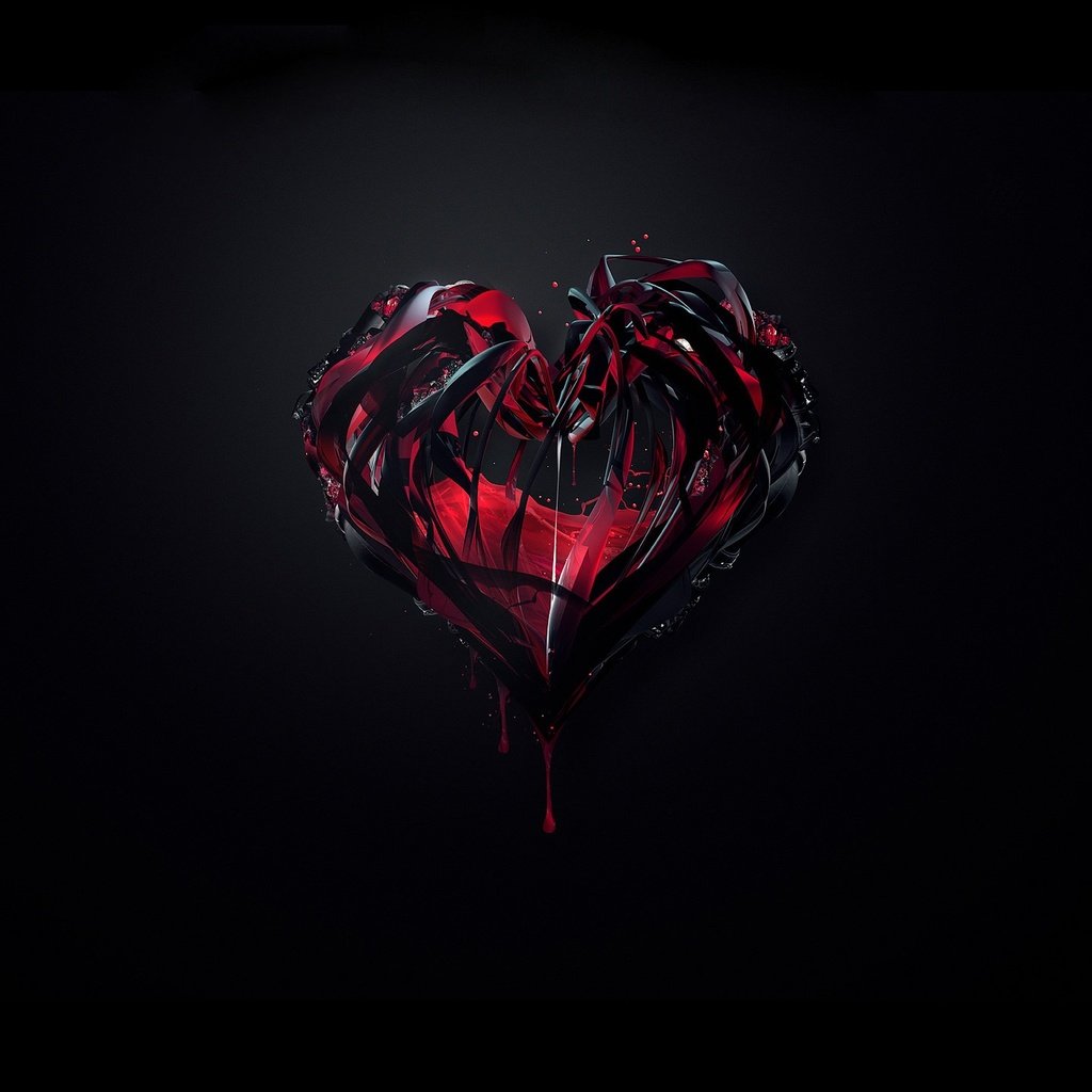 Обои красивое, абстрактное, 3d сердце, beautiful, abstract, 3d heart разрешение 2560x1440 Загрузить