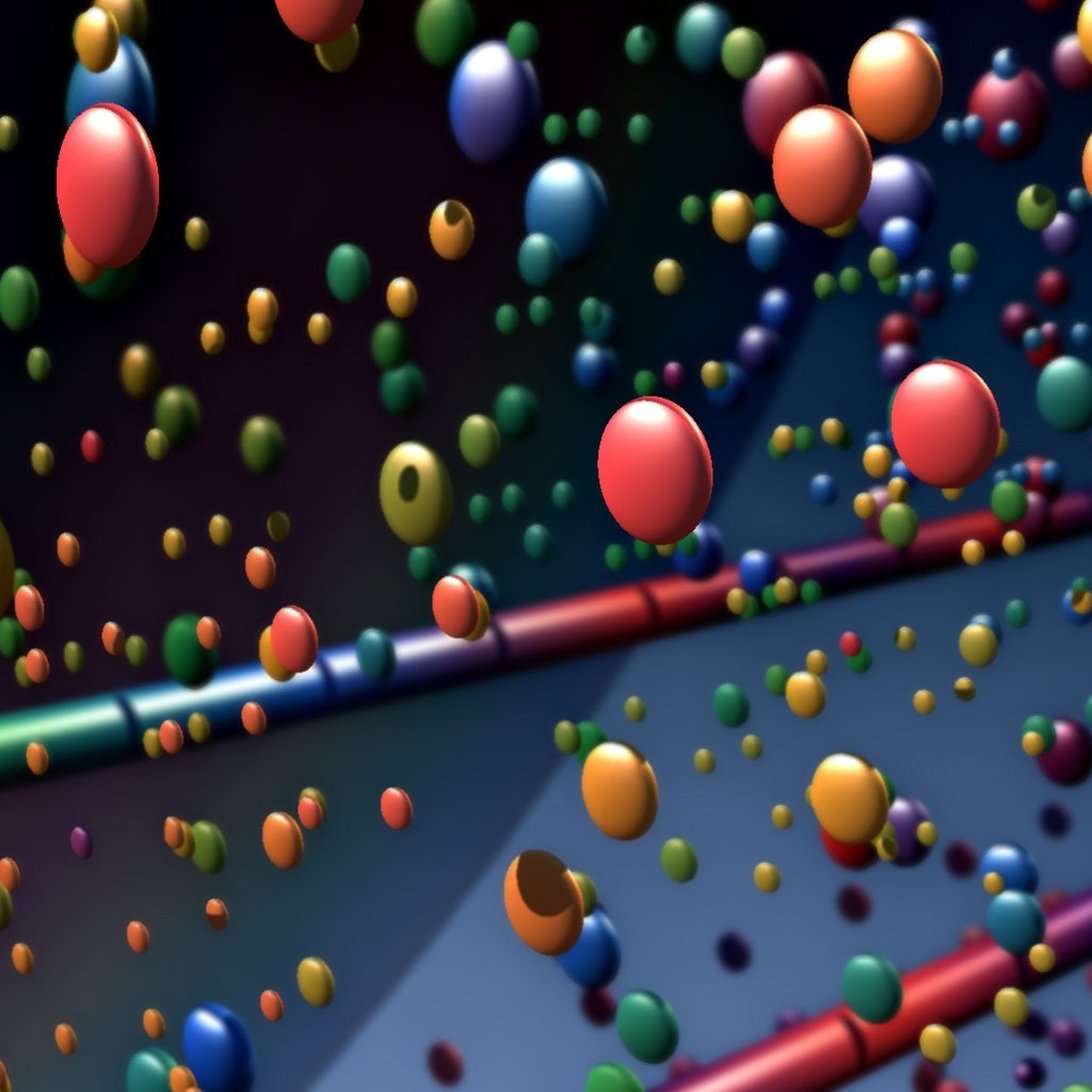 Обои шары, полет, разноцветные, шарики, красочный, палочки, мячи, графика 3d, balls, flight, colorful, sticks, 3d graphics разрешение 1920x1080 Загрузить