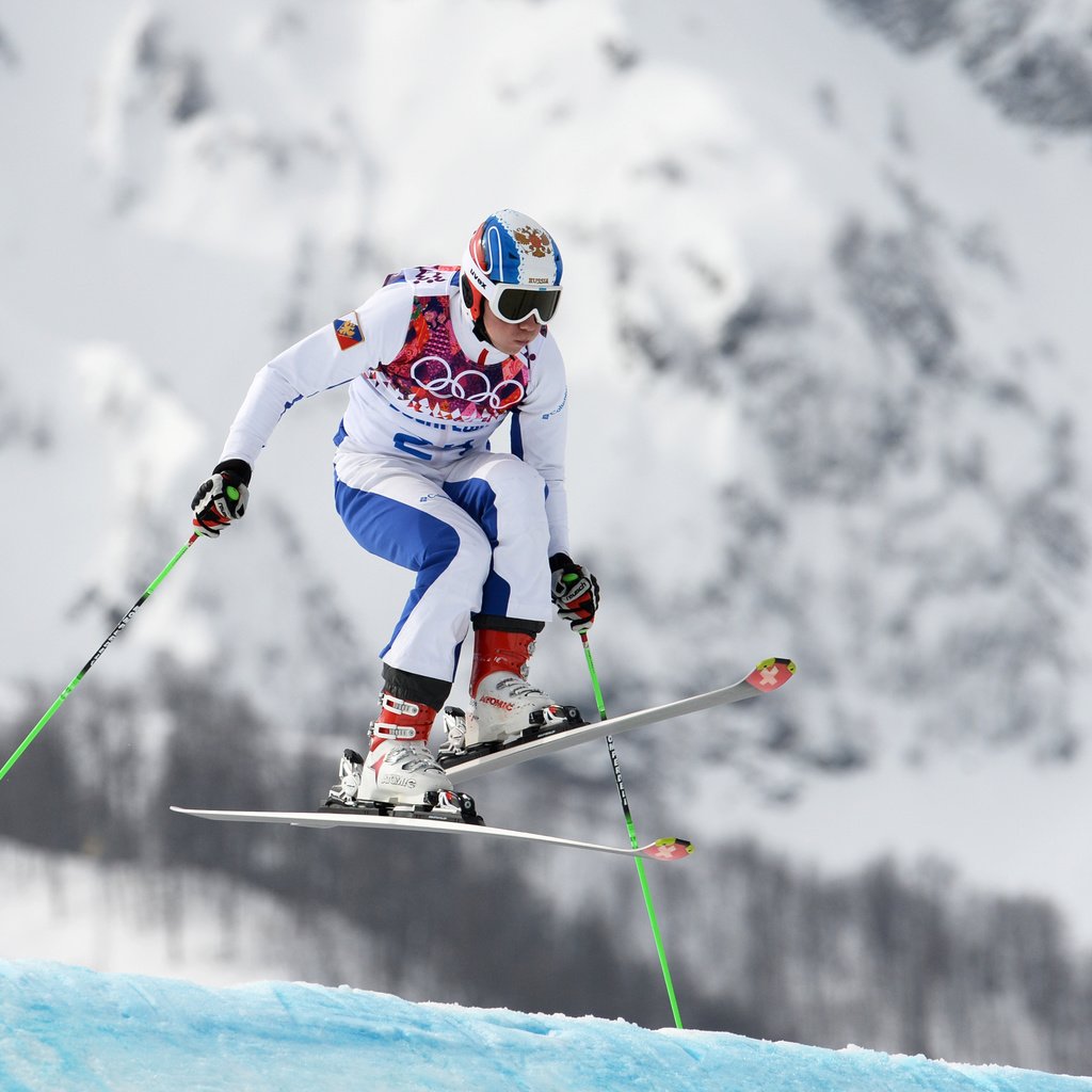 Обои горы, егор коротков, снег, палки, россия, россии, лыжи, сочи 2014, sochi 2014 olympic winter games, xxii зимние олимпийские игры, ски-кросс, mountains, egor korotkov, snow, stick, russia, ski, sochi 2014, the xxii winter olympic games, ski-cross разрешение 3846x2564 Загрузить