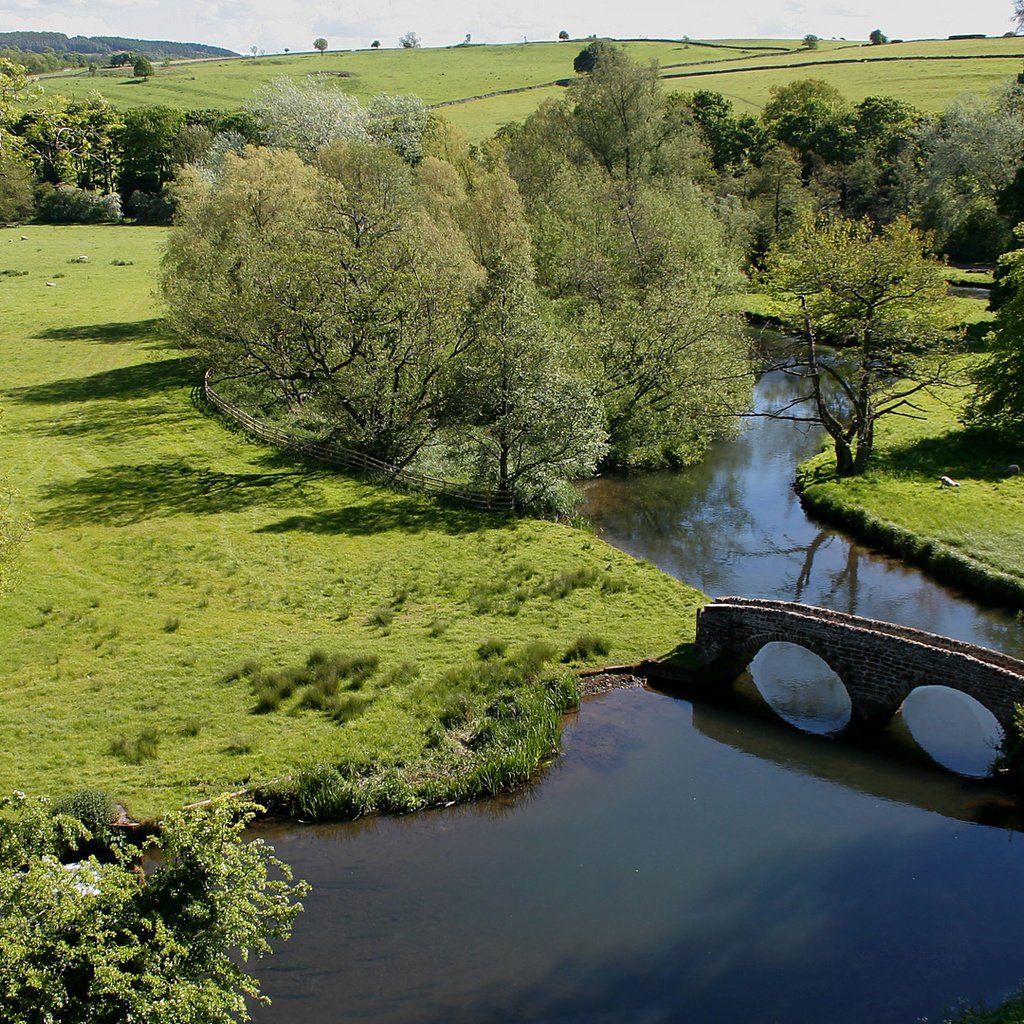 Обои вода, река, лето, мост, англия, water, river, summer, bridge, england разрешение 1920x1080 Загрузить