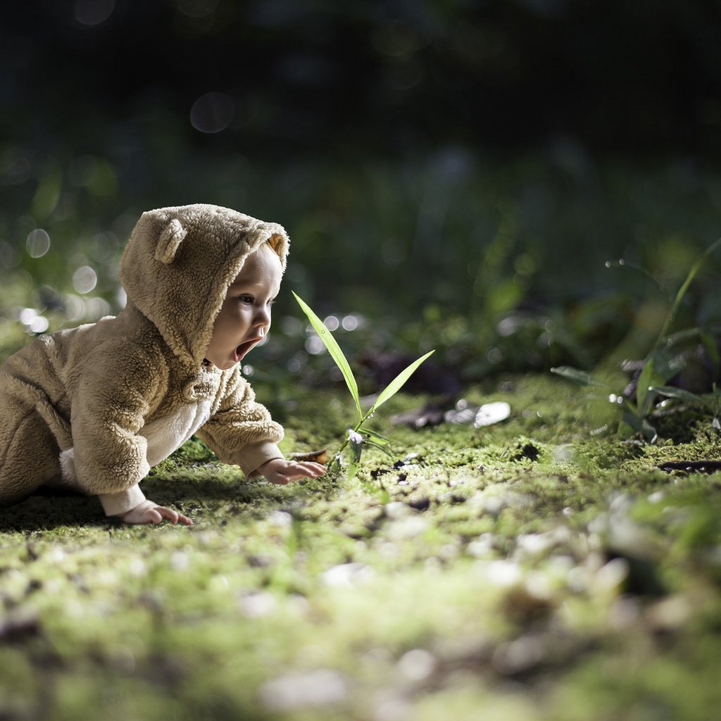 Обои природа, ребенок, малыш, nature, child, baby разрешение 1920x1080 Загрузить