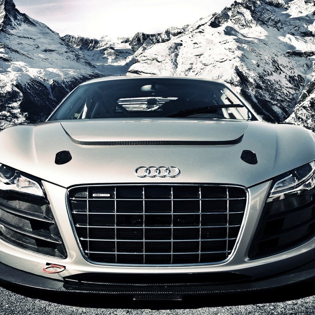 Обои audi r8 в горах, audi r8 in mountains разрешение 1920x1080 Загрузить