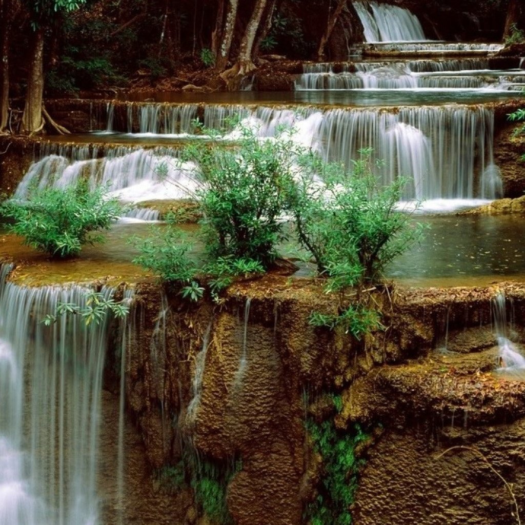 Обои водопад, waterfall разрешение 1920x1080 Загрузить