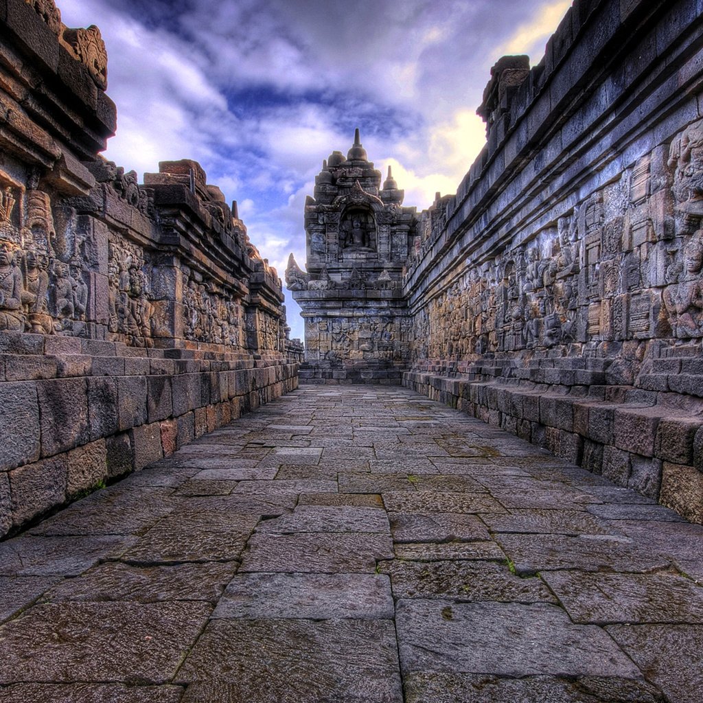 Обои небо, камбоджа, ангкор ват, храмовый комплекс, the sky, cambodia, angkor wat, the temple complex разрешение 1920x1154 Загрузить