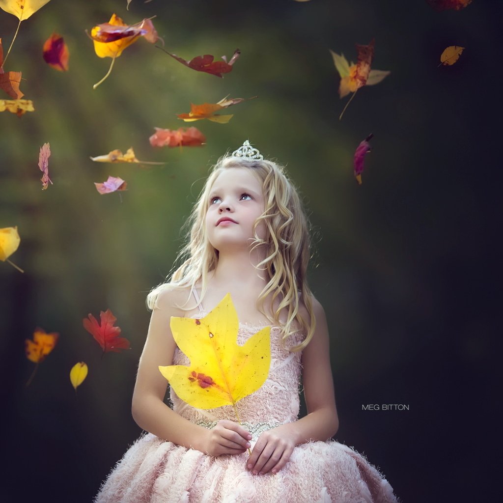 Обои листья, настроение, осень, дети, девочка, leaves, mood, autumn, children, girl разрешение 2048x1363 Загрузить