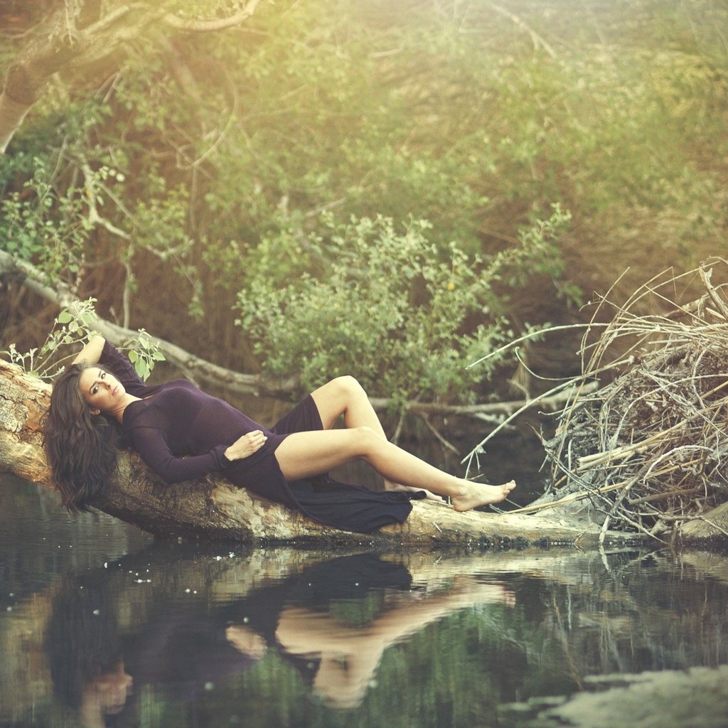 Обои вода, девушка, платье, модель, татьяна альварес, water, girl, dress, model, tatiana alvarez разрешение 2048x1314 Загрузить