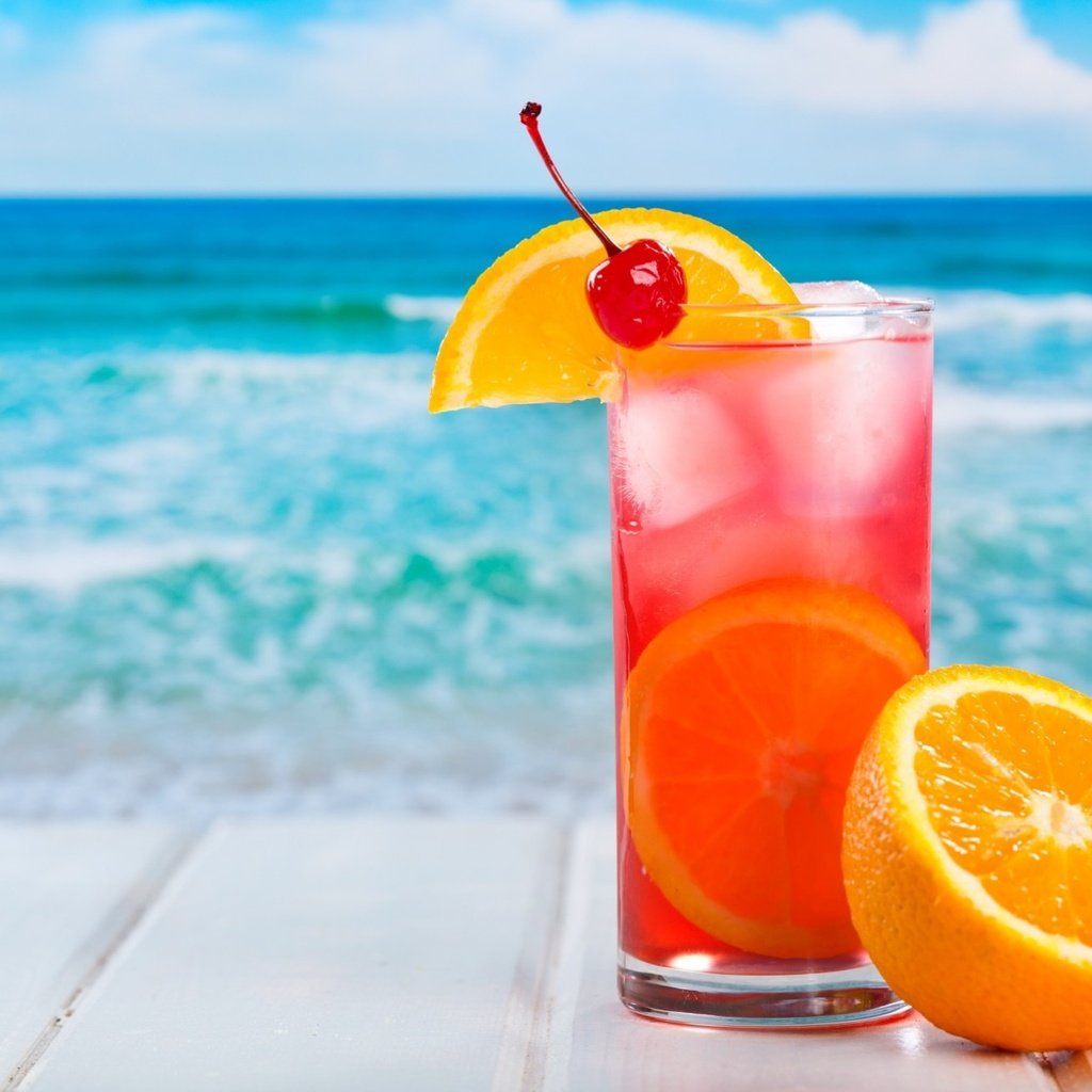 Обои напиток, море, лёд, апельсин, коктейль, цитрус, вишенка, drink, sea, ice, orange, cocktail, citrus, cherry разрешение 1920x1312 Загрузить