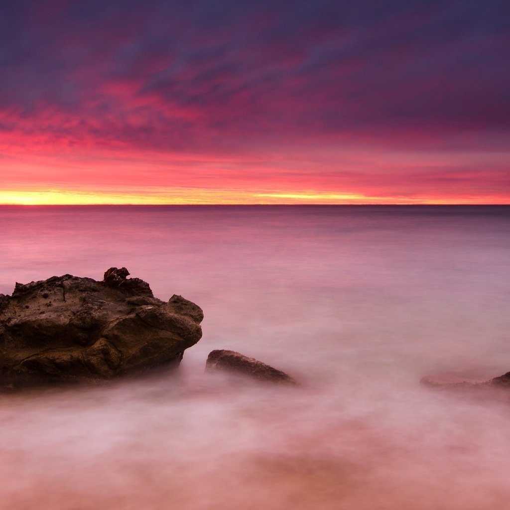 Обои небо, природа, камни, обои, фон, пейзаж, море, розовый, the sky, nature, stones, wallpaper, background, landscape, sea, pink разрешение 1920x1200 Загрузить