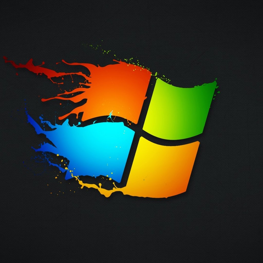 Обои цвета, краски, логотип, windows 7, color, paint, logo разрешение 1920x1080 Загрузить