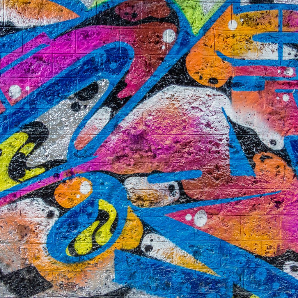 Обои текстура, цвета, стена, граффити, искусство, стрит-арт, texture, color, wall, graffiti, art, street art разрешение 2048x1368 Загрузить