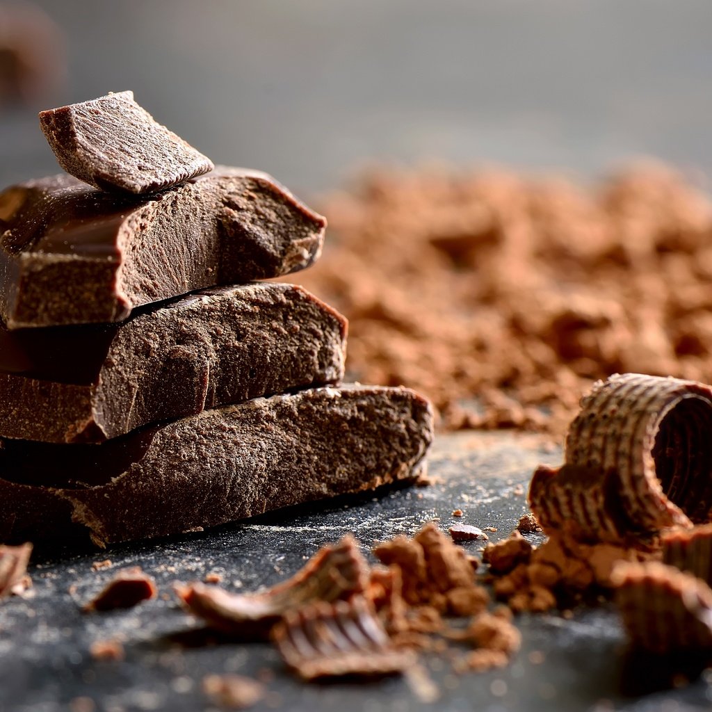 Обои шоколад, сладкое, какао, крошки, chocolate, sweet, cocoa, crumbs разрешение 2880x1908 Загрузить