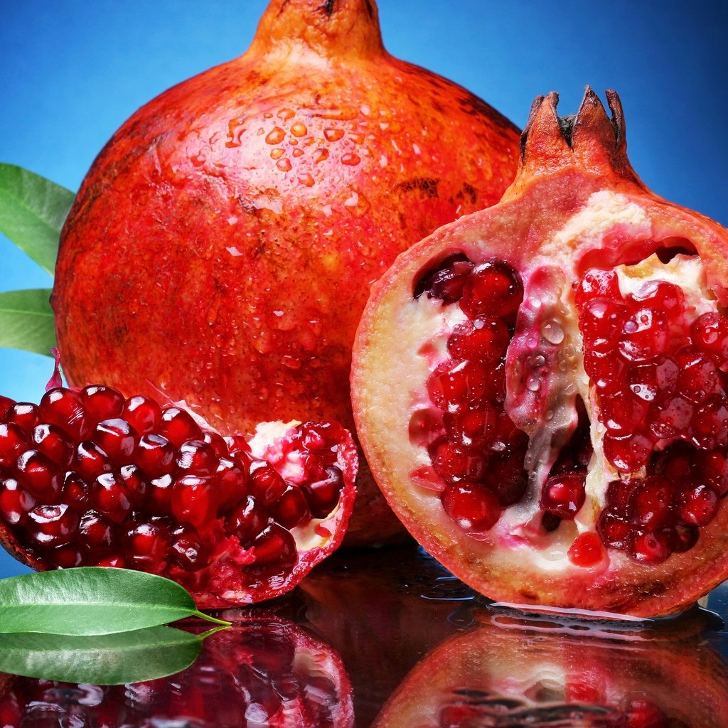 Обои фрукты, плоды, граната, гранат, fruit, pomegranate, garnet разрешение 2880x2079 Загрузить