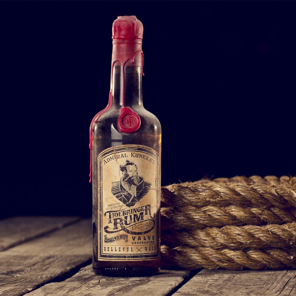 Обои веревка, бутылка, дерева, ром, бутылек, admiral kunkka tidebringer rum, rope, bottle, wood, rum разрешение 1920x1080 Загрузить