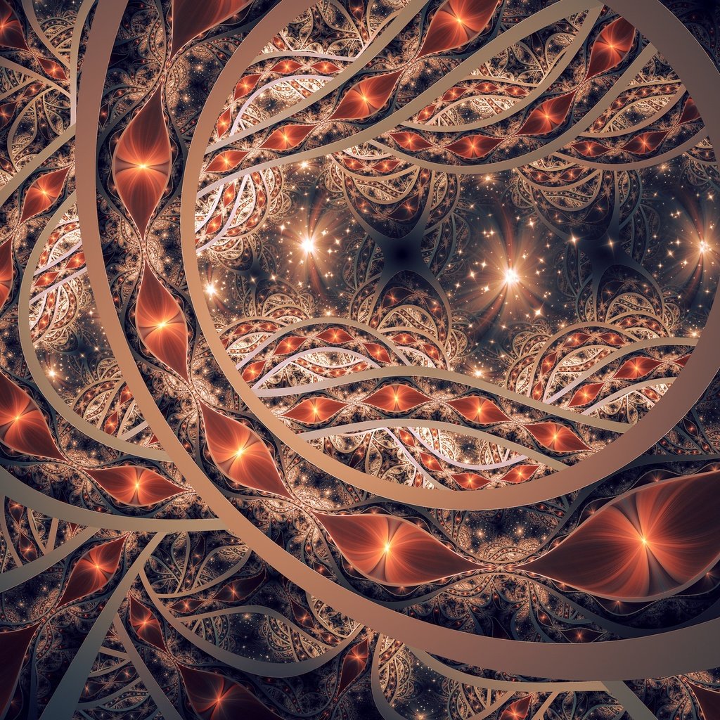 Обои абстракция, фон, форма, фрактал, abstraction, background, form, fractal разрешение 3072x1920 Загрузить