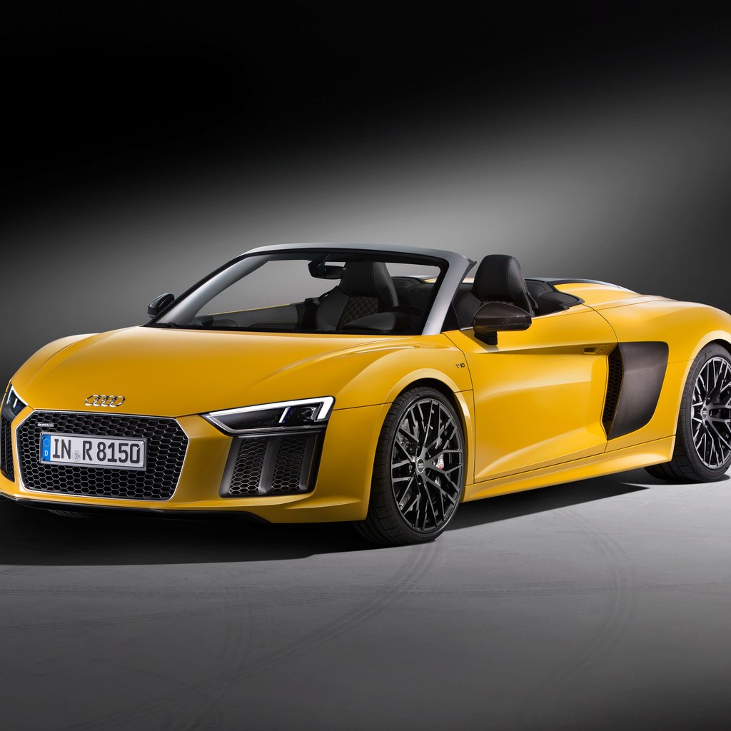 Обои желтый, ауди, spyder, yellow, audi разрешение 4096x2897 Загрузить