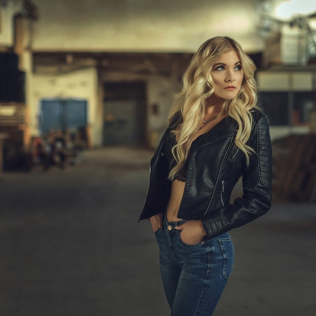 Обои девушка, блондинка, модель, джинсы, куртка, tonny jorgensen, nathan photography, christine bogh liljegren, girl, blonde, model, jeans, jacket разрешение 1920x1200 Загрузить