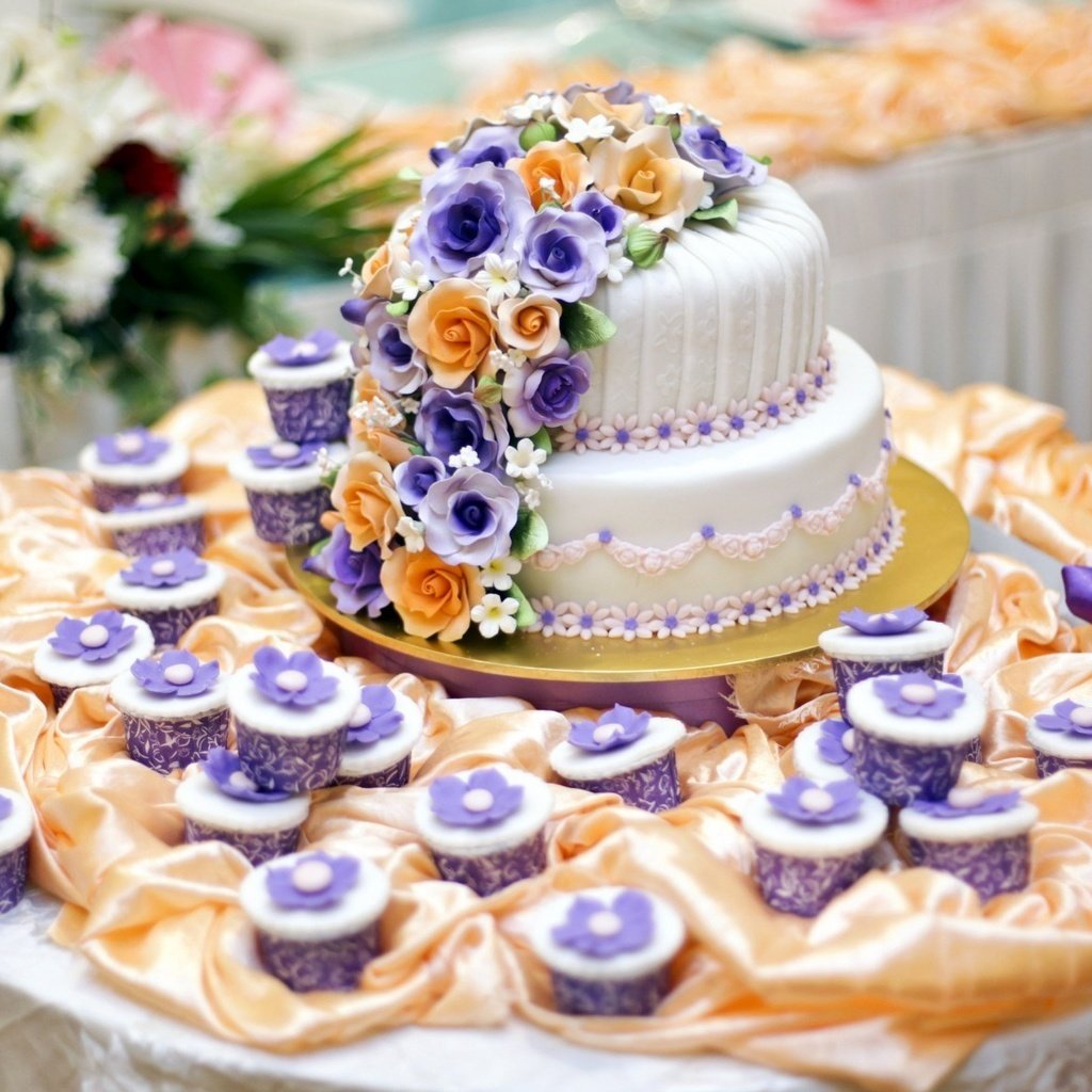 Обои свадьба, сладкое, украшение, торт, кексы, декор, wedding, sweet, decoration, cake, cupcakes, decor разрешение 1920x1175 Загрузить