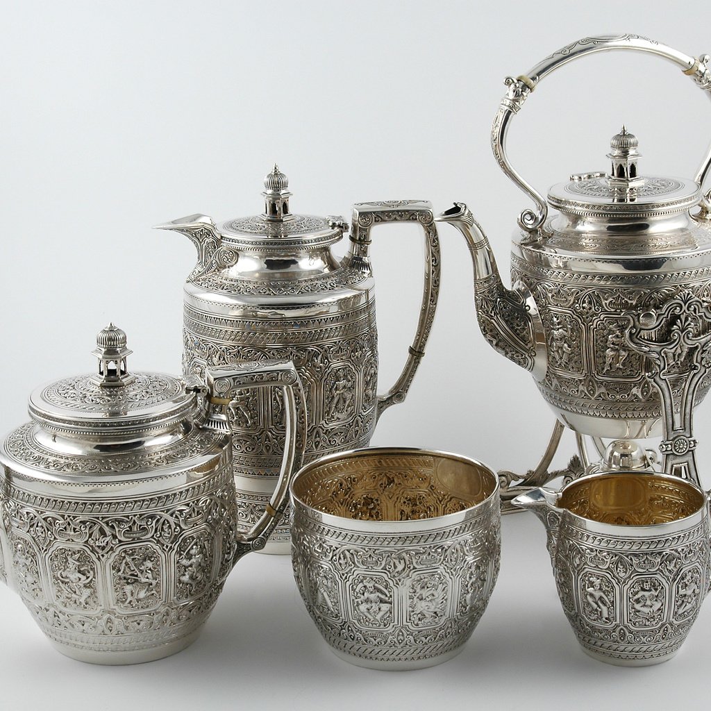 Обои чай, серебро, серебреный, чайный сервиз, scottish tea set, tea service, tea, silver, tea set разрешение 2823x2000 Загрузить