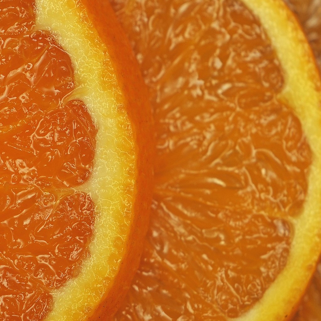 Обои фон, цвет, апельсин, дольки, background, color, orange, slices разрешение 2048x1356 Загрузить