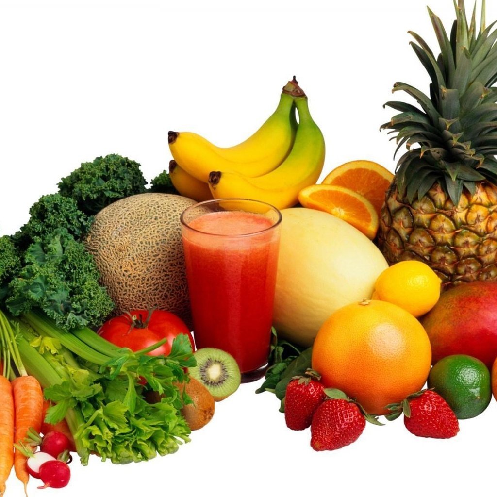 Обои виноград, разнообразие, фрукты, редис, ягоды, овощи, морковь, банан, ананас, сок, grapes, diversity, fruit, radishes, berries, vegetables, carrots, banana, pineapple, juice разрешение 1920x1080 Загрузить