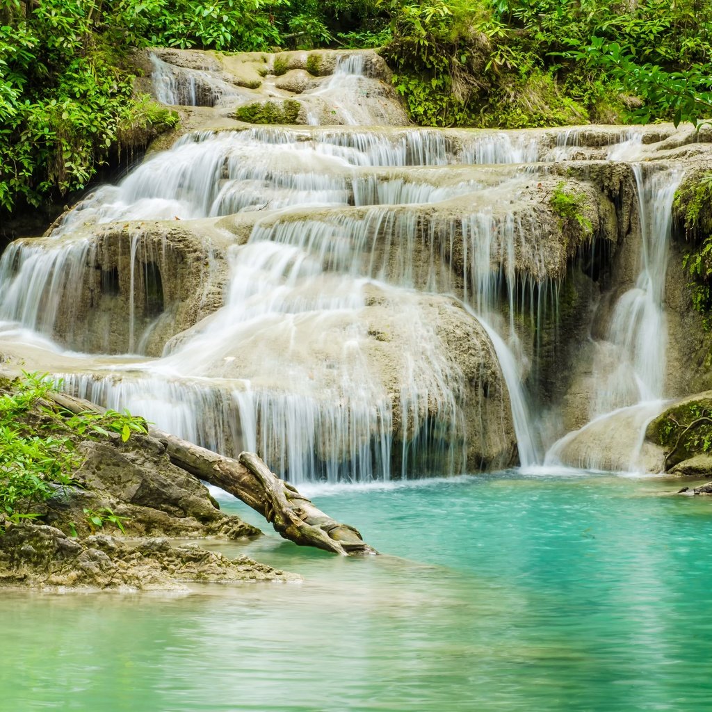 Обои река, лес, водопад, джунгли, ландшафт, красива, тропическая, river, forest, waterfall, jungle, landscape, beautiful, tropical разрешение 3500x2318 Загрузить