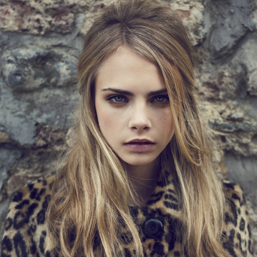 Обои взгляд, модель, волосы, лицо, макияж, кара делевинь, look, model, hair, face, makeup, cara delevingne разрешение 3400x5100 Загрузить