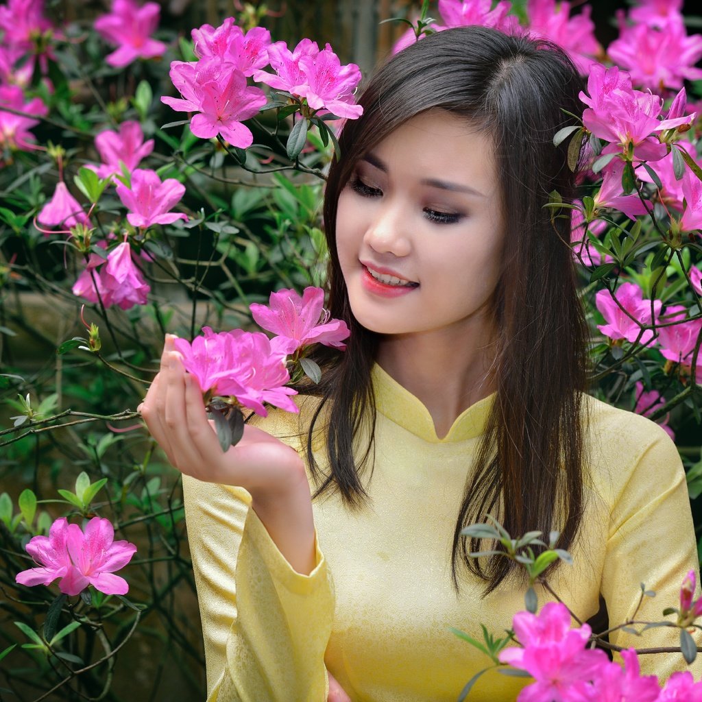 азиатки с цветами фото фото 41