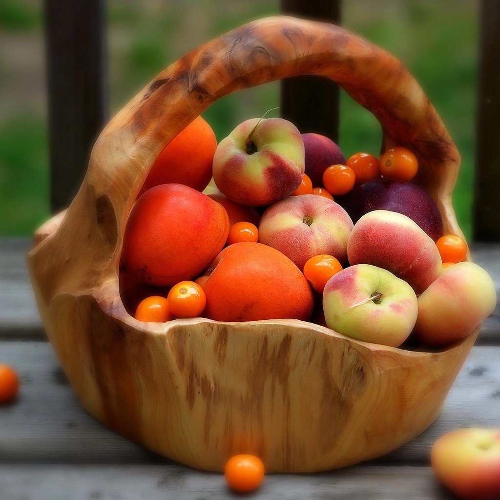 Обои фрукты, персики, корзинка, абрикосы, fruit, peaches, basket, apricots разрешение 3000x2280 Загрузить