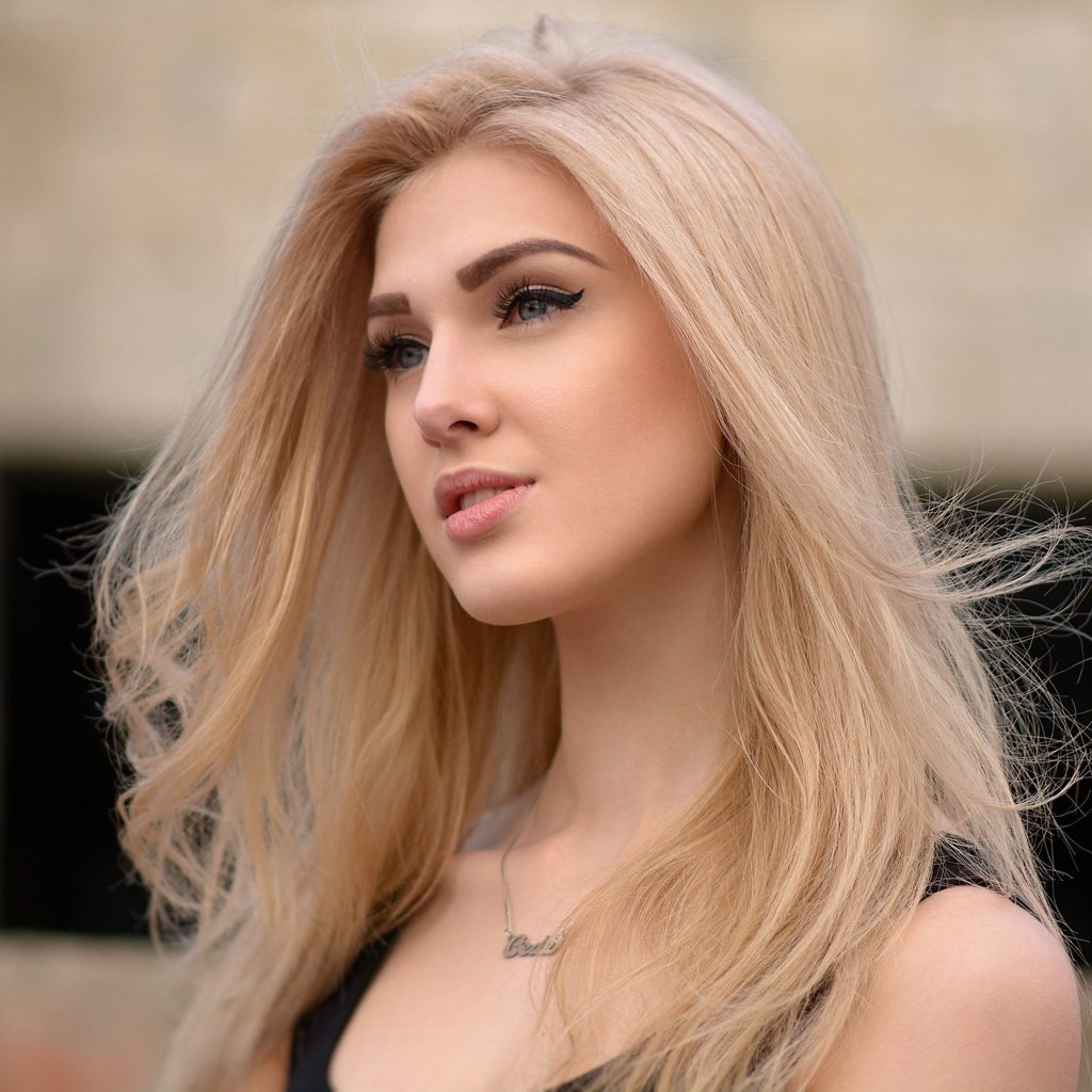 Обои девушка, блондинка, взгляд, волосы, лицо, olia gedz, girl, blonde, look, hair, face разрешение 2560x1707 Загрузить