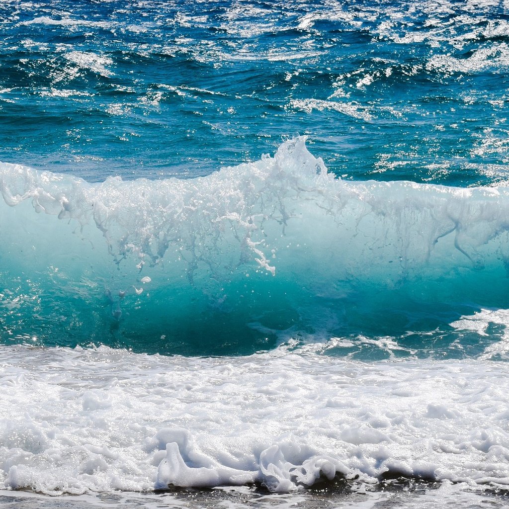 Обои природа, волны, море, волна, пена, nature, wave, sea, foam разрешение 1920x1280 Загрузить