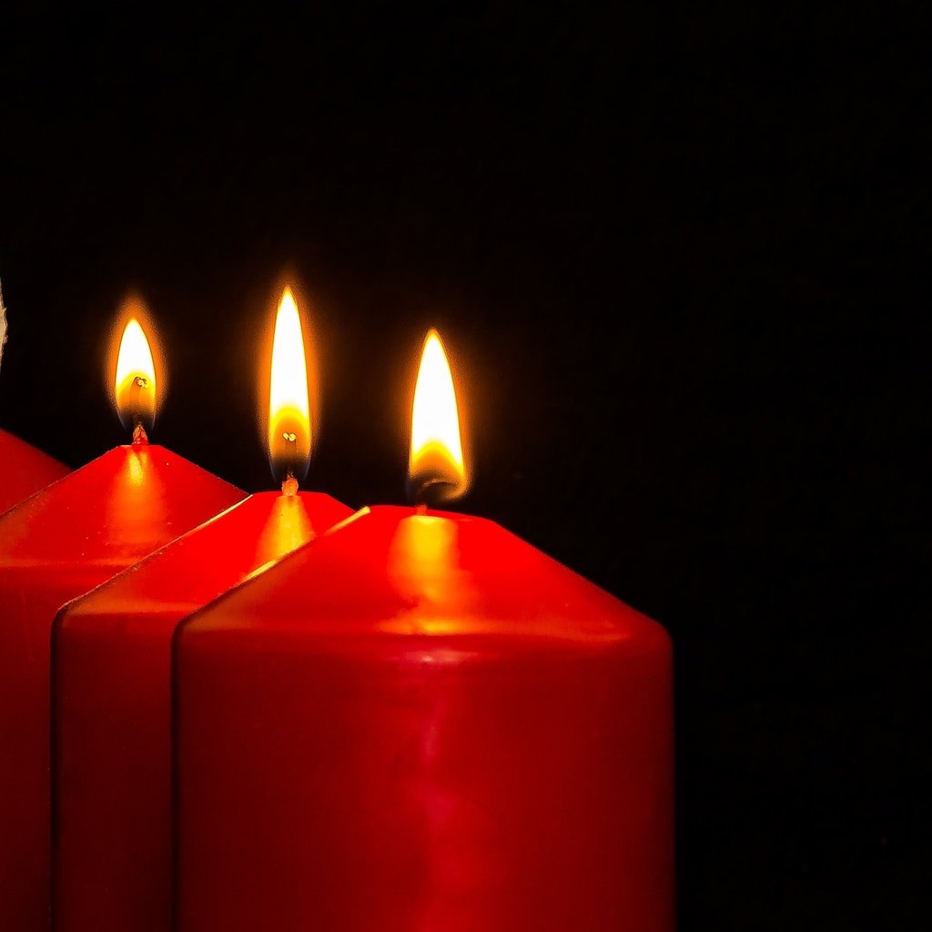 Обои свечи, пламя, огонь, черный фон, свечки, candles, flame, fire, black background, candle разрешение 4758x3013 Загрузить