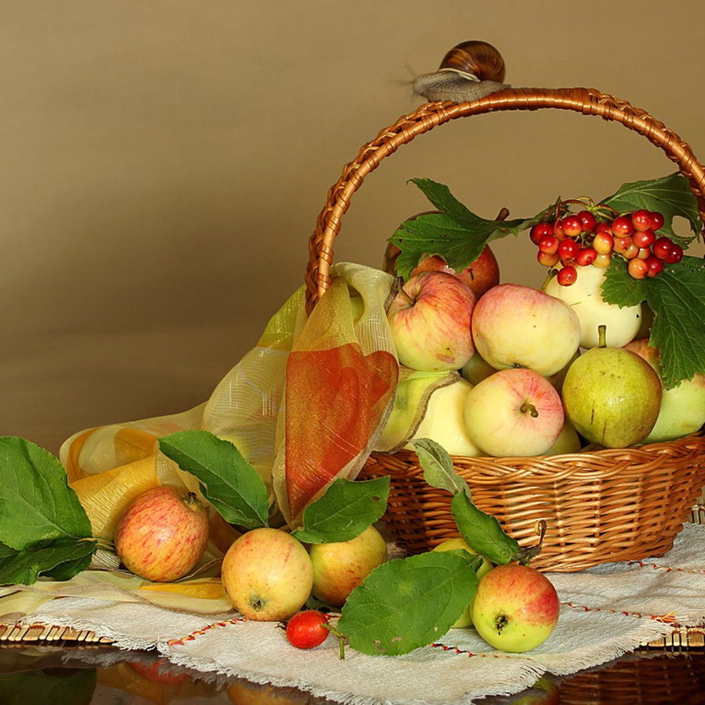 Обои фрукты, яблоки, ткань, корзина, ягоды, платок, fruit, apples, fabric, basket, berries, shawl разрешение 2048x1360 Загрузить