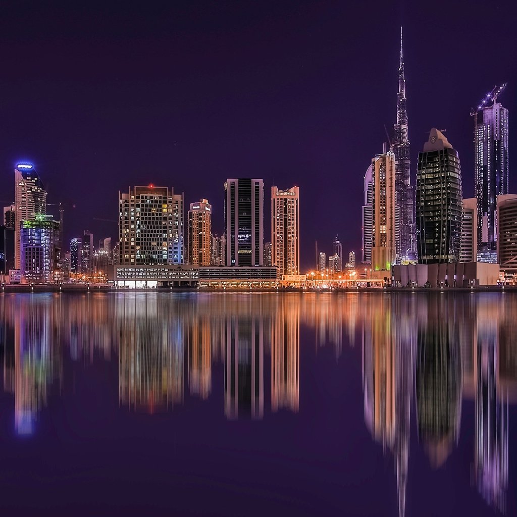 Ночной Дубай