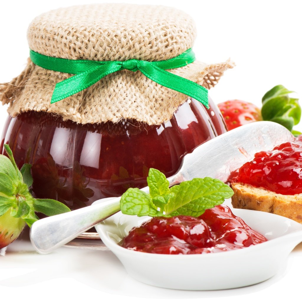 Обои клубника, хлеб, ягоды, банка, варенье, strawberry, bread, berries, bank, jam разрешение 6601x3644 Загрузить