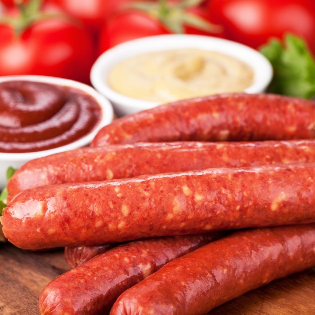 Обои кетчуп, колбаса, помидоры, соус, ketchup, sausage, tomatoes, sauce разрешение 2560x1599 Загрузить