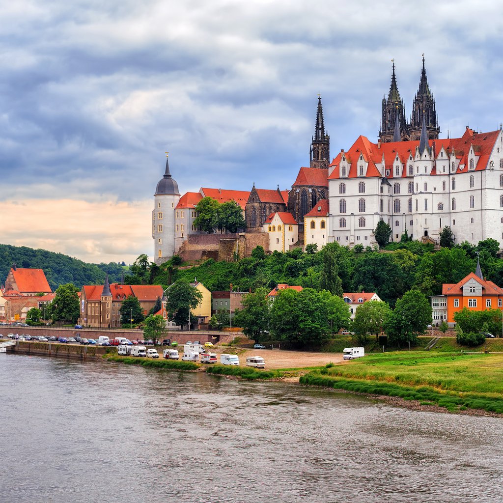 Обои река, замок, германия, майсен, замок альбрехтсбург, river, castle, germany, maysen, albrechtsburg castle разрешение 3782x2516 Загрузить