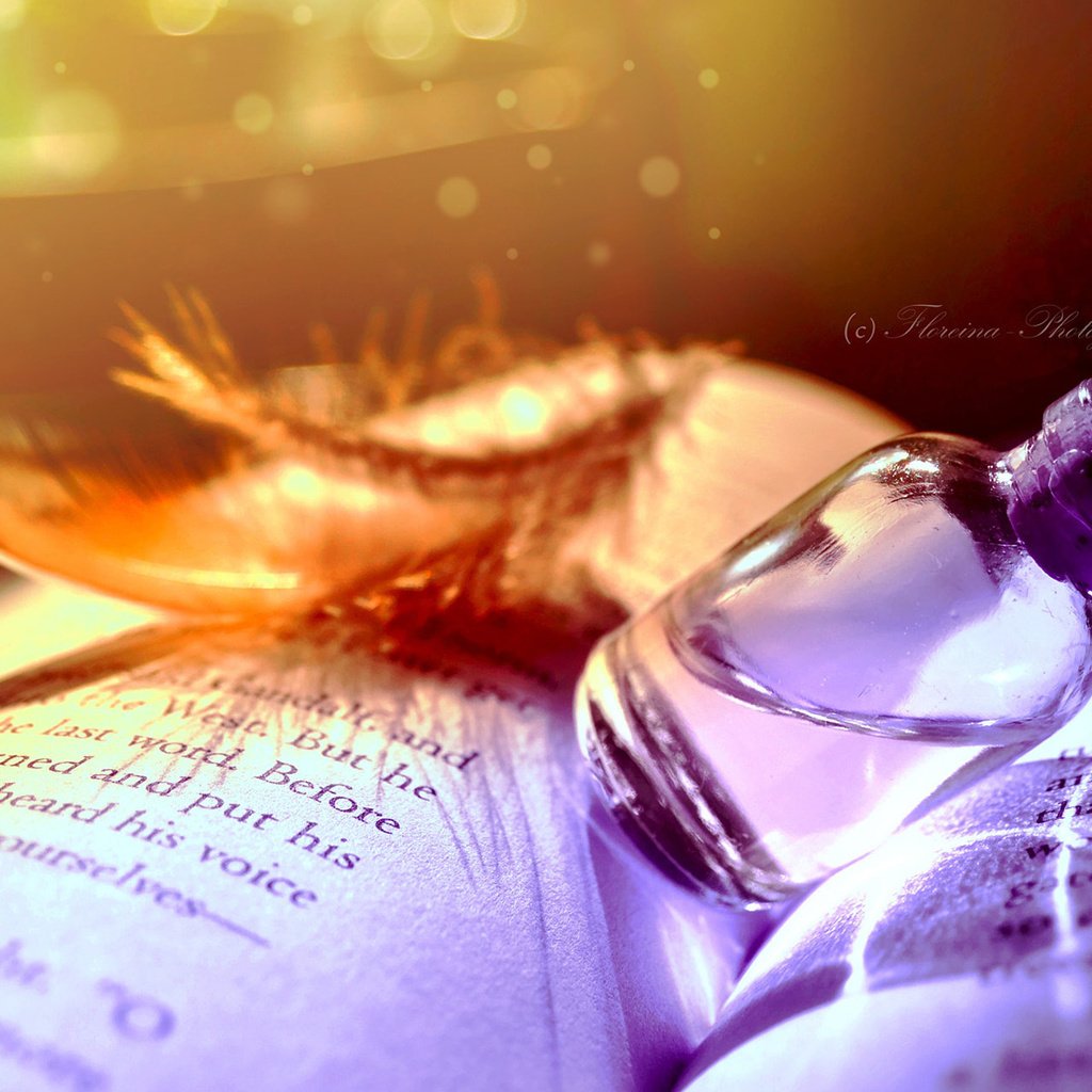 Обои книга, бутылочка, флакон, перышко, эликсир, book, bottle, a feather, elixir разрешение 1920x1200 Загрузить